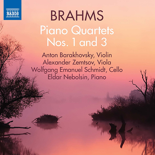 Brahms Piano Quartets Nos. 1 and 3 album cover